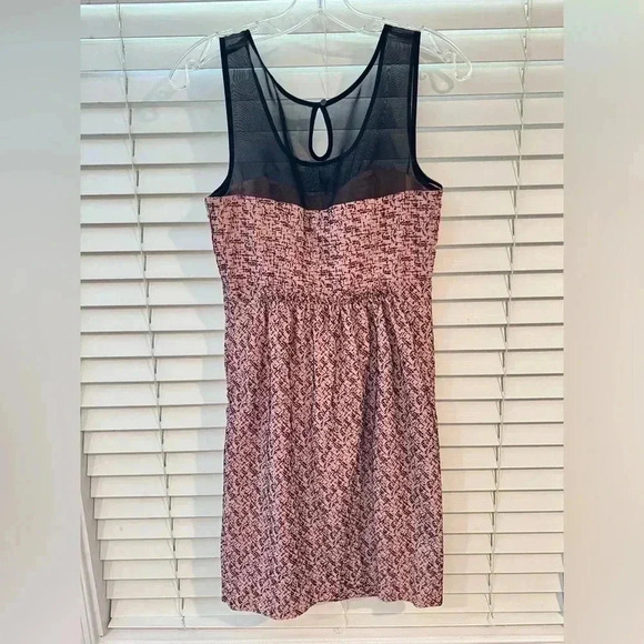 Anthropologie Moulinette‎ Soeurs Albertine Pink Velvet Flecked Dress Size 2 - Picture 3 of 6